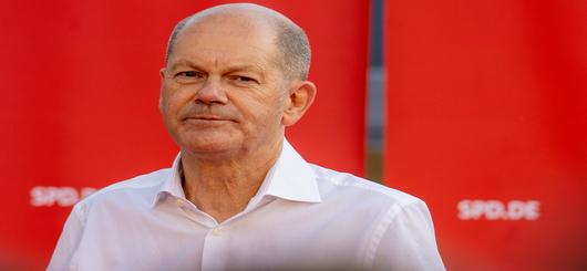 Bundeskanzler Scholz bei einem seiner besseren Tage